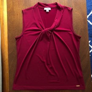 Calvin Klein Blouse - Wine size M